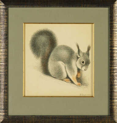 Ватагин Василий Алексеевич. Белочка 